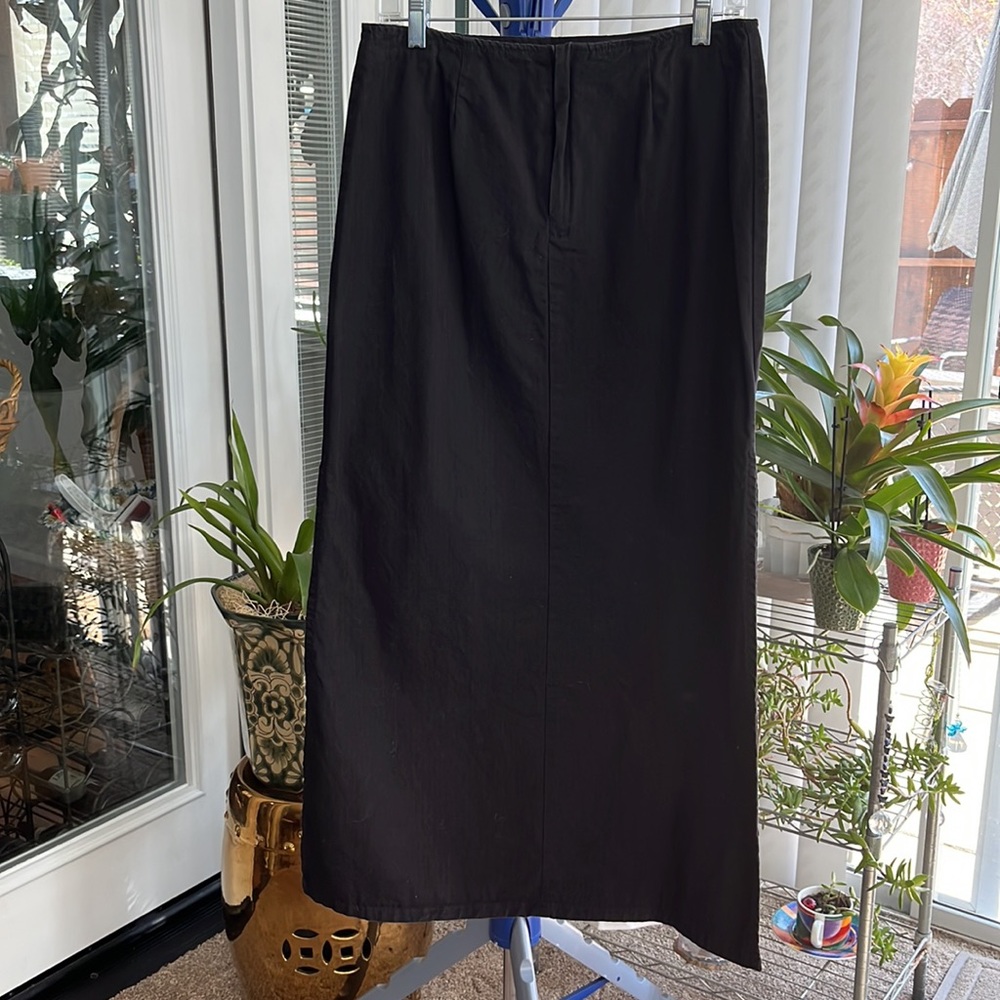 Black Skirt 100% Cotton, Size S - Picture 3 of 3